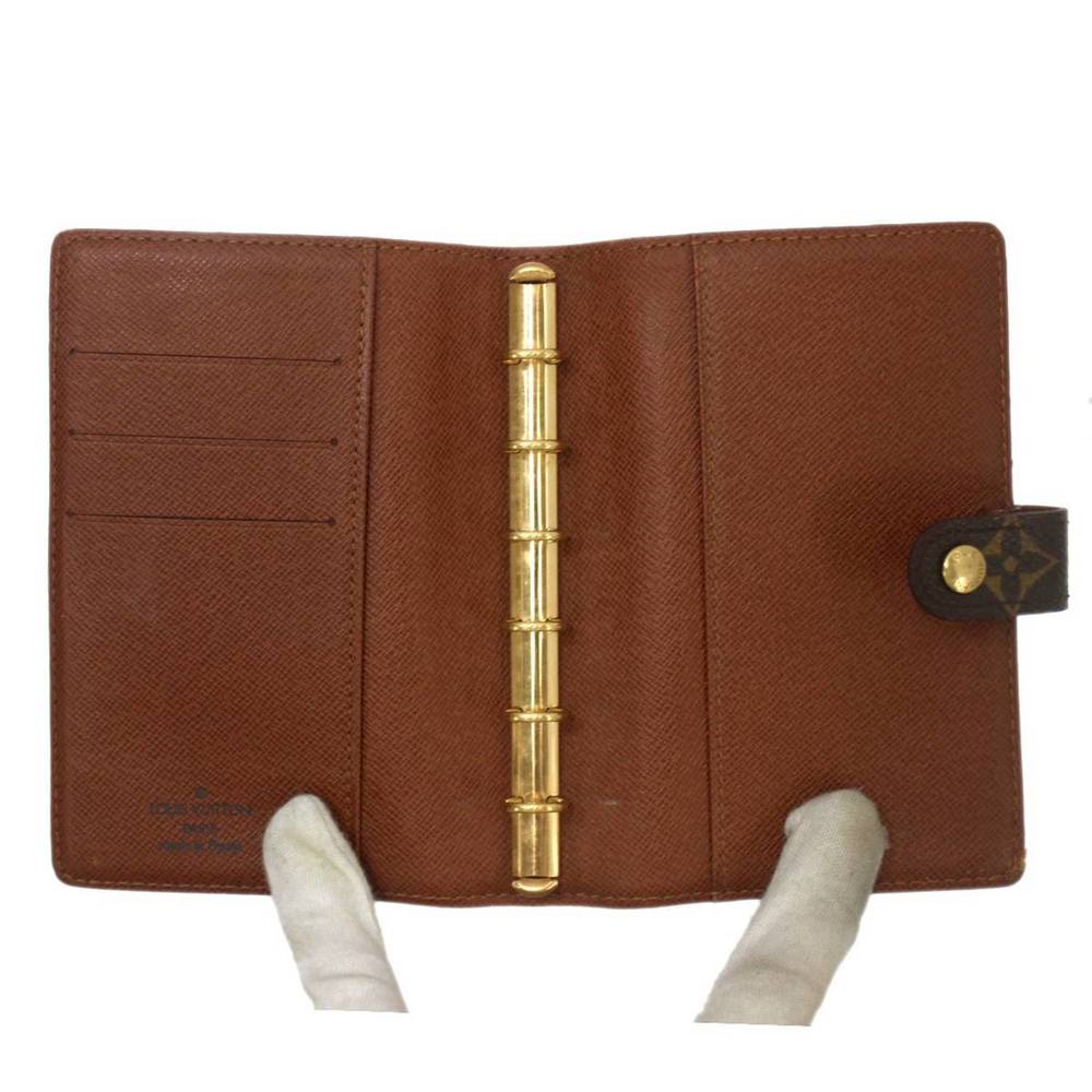 Louis Vuitton Monogram Canvas Snap-Closure Card Holder in Brown and Gold - Picture 6 of 10